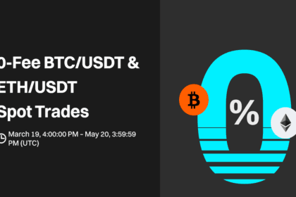 BItget zerowe opłaty spot BTC ETH