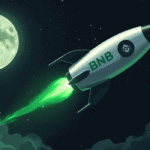 Wykres pokazujący Altcoin Season Index na poziomie 53 i spadającą dominację Bitcoina