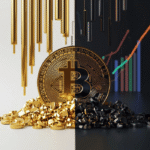 Złoto traci, Bitcoin zyskuje