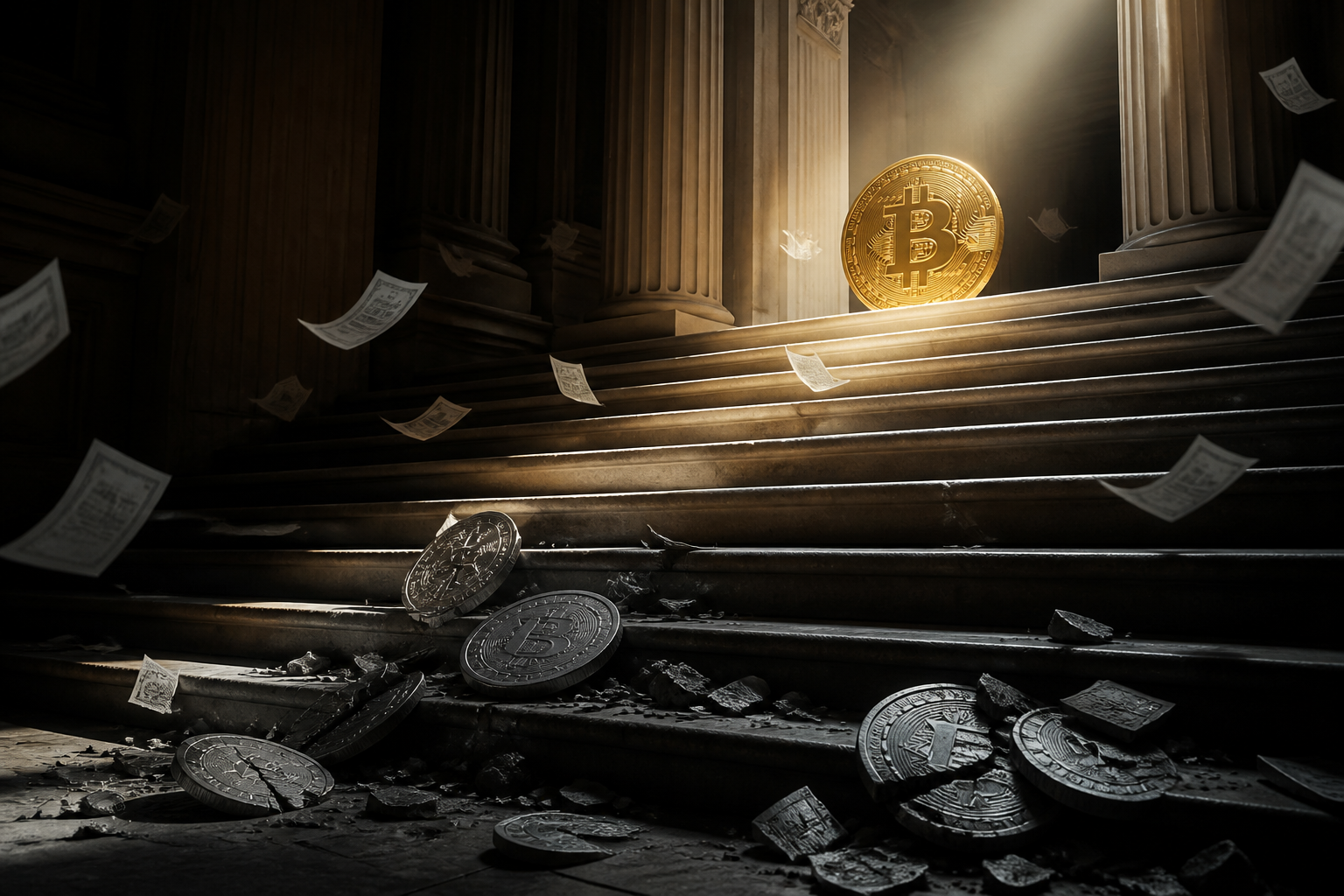 Ucieczka kapitału do Bitcoina nasila się w obliczu spadków na rynku altcoinów.